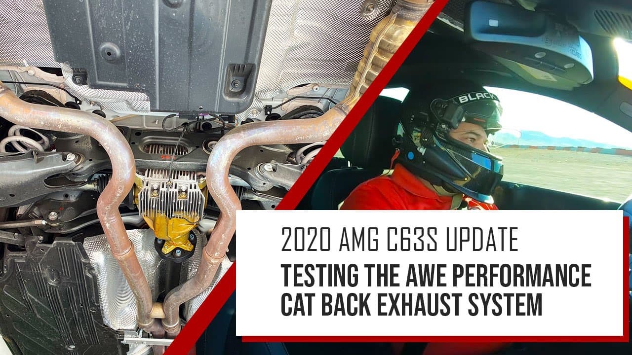 AWE Cat-Back Exhaust on AMG C63S — Hear the ROAR!